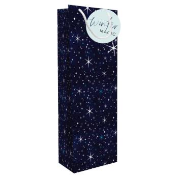 Hallmark Mixed Clipstrip Bottle Bags Blue Artic Star & Tartan Ps