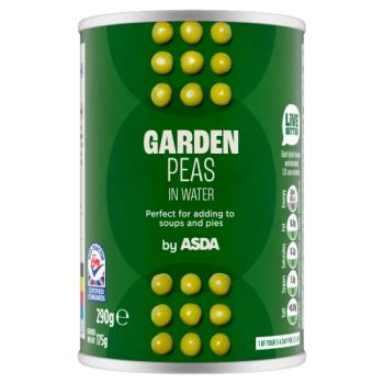 Asda Garden Peas in Water 290g
