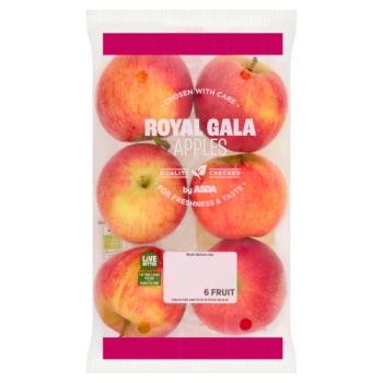 ASDA 6 Royal Gala Apples Fruit