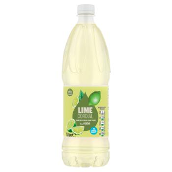 Asda Lime Cordial 1Litre