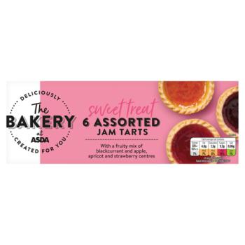 Asda The Bakery 6 Assorted Jam Tarts