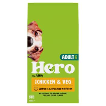 Asda Hero Adult Dog with Chicken & Veg 2.5kg