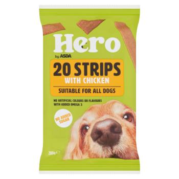 Asda Hero 20 Strips with Chicken 200g