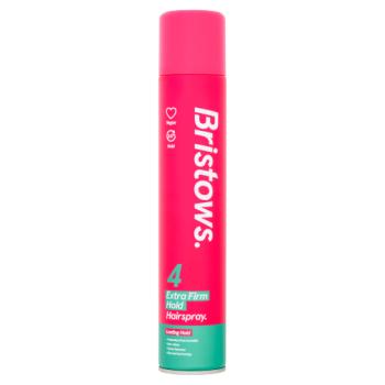 Bristows 4 Extra Firm Hold Hairspray 400ml