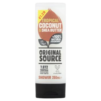Original Source Tropical Coconut & Shea Butter Shower Gel 250ml PMP £1.29