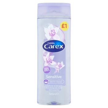  Carex Sensitive Bath Soak 500ml PMP £1.00