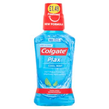 Colgate Plax Cool Mint 250ml PMP £1.49
