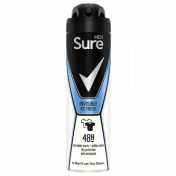 Sure Invisible Ice Fresh Anti-Perspirant Aerosol 150ml PM £1.50 