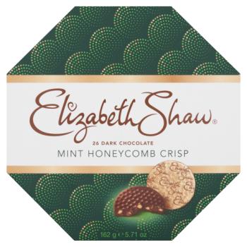 Elizabeth Shaw 26 Dark Chocolate Mint Honeycomb Crisp 162g
