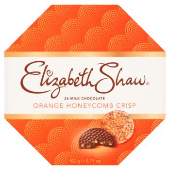 Elizabeth Shaw 26 Milk Chocolate Orange Honeycomb Crisp 162g