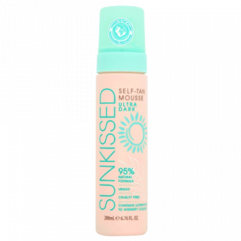 Sunkissed Self-Tan Mousse Ultra Dark 200ml