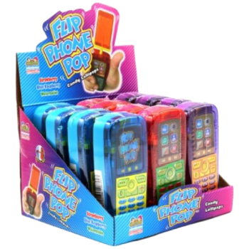 Flip Phone Pop Candy Lollipop 30g (Flavour May Vary) 