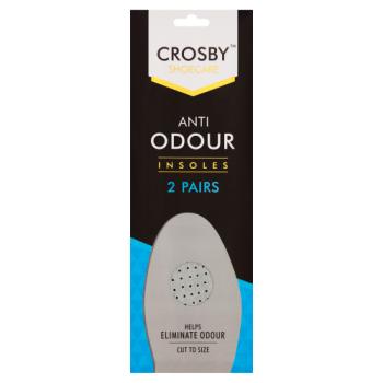 Crosby Shoecare Anti Odour Insoles 2 Pairs
