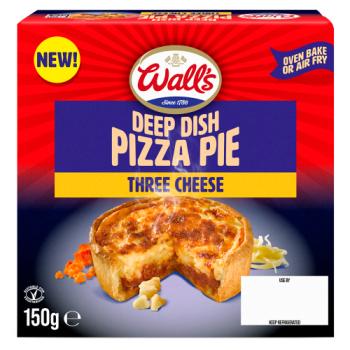 Wall's Deep Dish Pizza Pie Three Cheese 150g