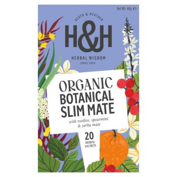 Heath & Heather Organic Slim Mate 20 Envelope Bags 40g