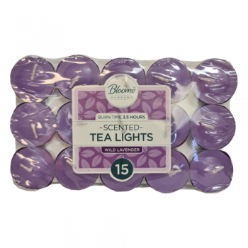 Bloome Scented Tea Lights Wild Lavender 15s