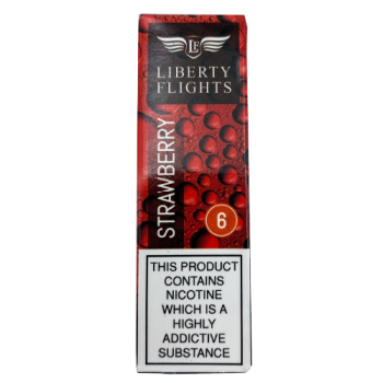 Liberty Flights Strawberry E-Liquid 6mg 10ml 