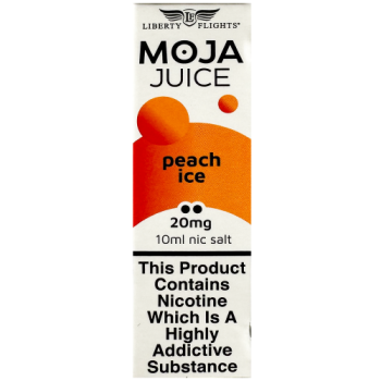 Liberty Flights Moja Juice Peach Ice E-Liquid 20mg 10ml 
