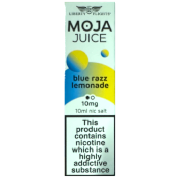 Liberty Flights Moja Juice Blue Razz Lemonade E-Liquid 10mg 10ml 