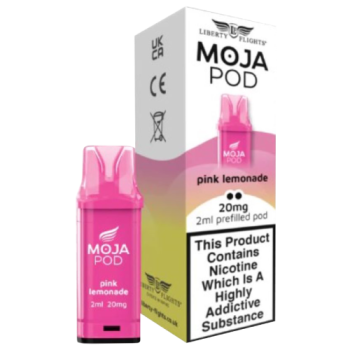 Liberty Flights Moja Pod Pink Lemonade Prefilled 20mg 2ml 