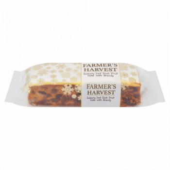 Farmer's Harvest Luxury Iced Rich Fruit Cake with Brandy