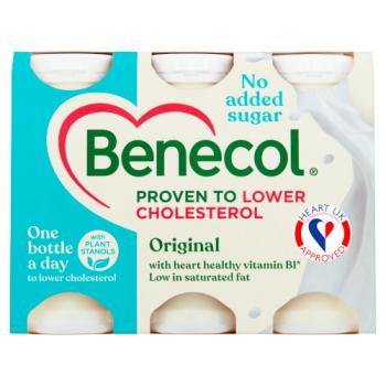 Benecol Original No Added Sugar Yogurt Drink 6 x 67.5g (405g)