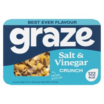Graze  Crunch Snacks Salt & Vinegar 28g 