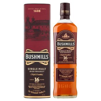 Bushmills Single Malt Irish Whiskey Aged 16 Years 700ml