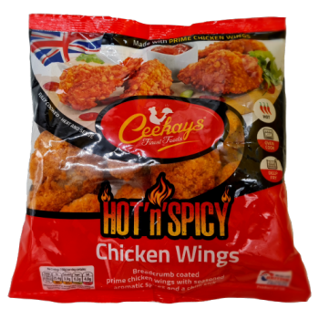 Ceekays Finest Foods Hot'n'Spicy Chicken Wings 600g 
