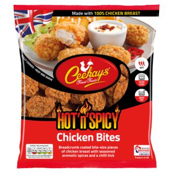 Ceekays Finest Foods Hot'n'Spicy Chicken Bites 500g 