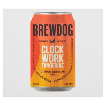 BrewDog Clock Work Tangerine Citrus Session IPA 4 x 330ml
