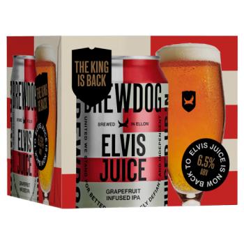 BrewDog Elvis Juice Grapefruit Infused IPA 4 x 330ml