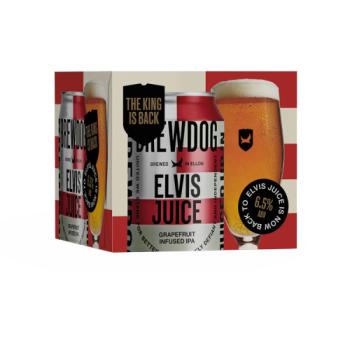 BrewDog Elvis Juice Grapefruit Infused IPA 4 x 330ml