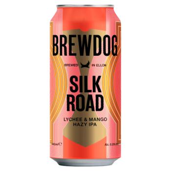 BrewDog Silk Road Lychee & Mango Hazy IPA 440ml