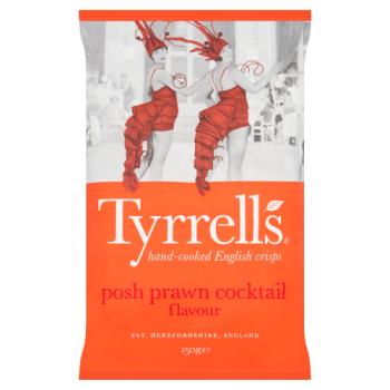Tyrrells Posh Prawn Cocktail Flavour 150g