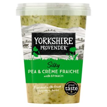 Yorkshire Provender Silky Pea & Crème Fraiche with Spinach 560g