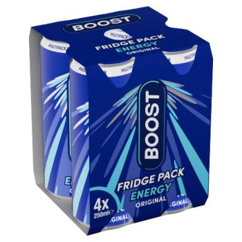 Boost Energy Original Fridge Pack 4 x 250ml