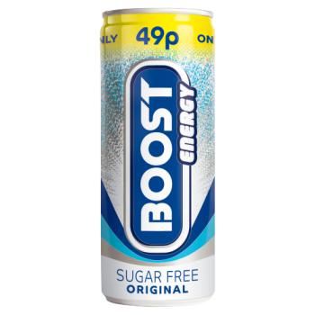Boost Energy Sugar Free Original 250ml