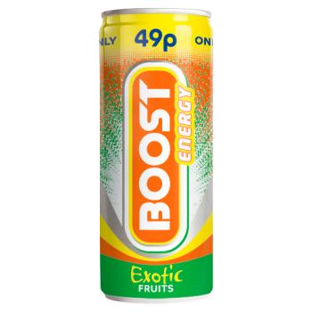 Boost Energy Exotic Fruits 250ml