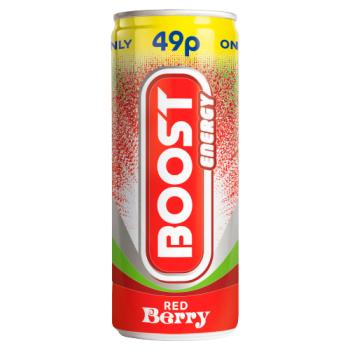 Boost Energy Red Berry 250ml