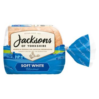 Jacksons of Yorkshire Soft White Bloomer 400g