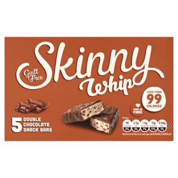 Skinny Whip Double Chocolate Snack Bars 5 x 25g
