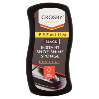 Crosby Shoecare Premium Black Instant Shoe Shine Sponge