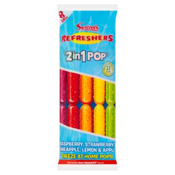 Swizzels Refreshers 2 in 1 Pop 8 x 75ml (600ml)