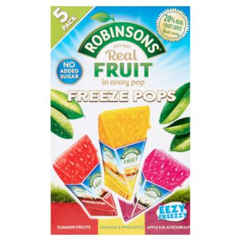 Robinsons No Added Sugar Freeze Pops 5pk