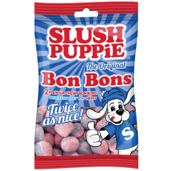 Slush Puppie The Original Bon Bons Blue Raspberry with Cherry Flavour 125g 