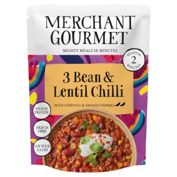 Merchant Gourmet 3 Bean & Lentil Chilli 280g