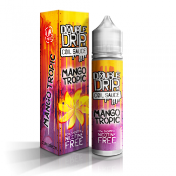 Double Drip Mango Tropic E-Liquid Shortfill 0mg 50ml 