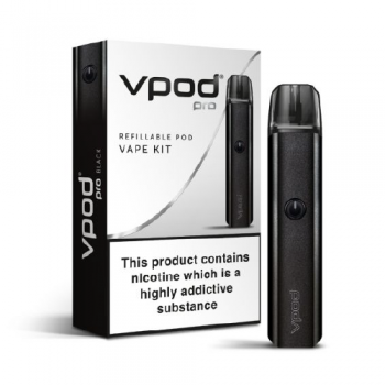 Vpod Pro Refillable Pod Vape Kit Black 