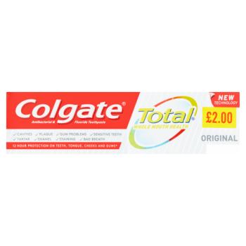 Colgate Total Whole Mouth Health Original Toothpaste 75ml PMP £2.00